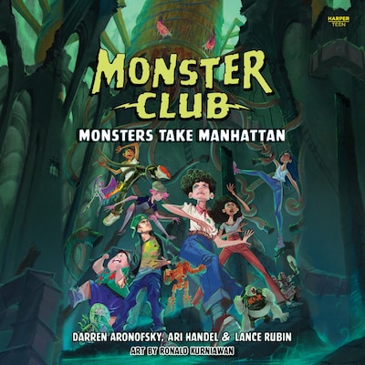 Monster Club: Monsters Take Manhattan – okładka audiobooka, autor Darren Aronofsky, Ari Handel, Lance Rubin
