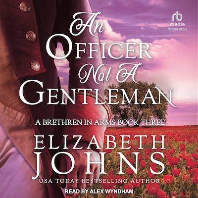 An Officer, Not a Gentleman – omslag til lydbogen af Elizabeth Johns