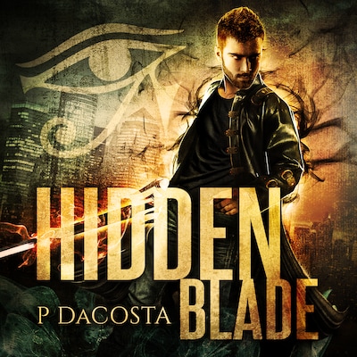 Hidden Blade – omslag til lydbogen af Pippa DaCosta