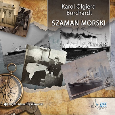 Szaman morski – okładka audiobooka, autor Karol Olgierd Borchardt