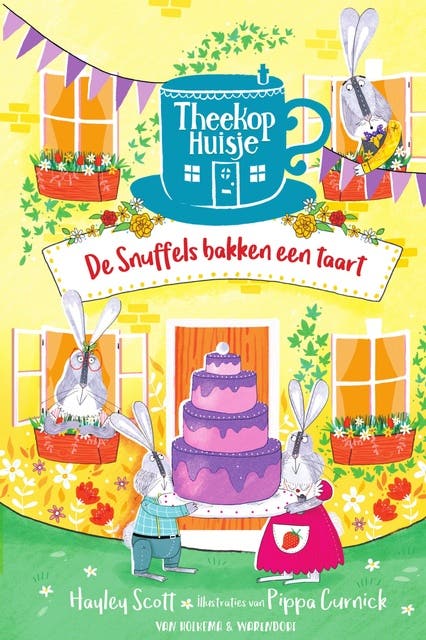 De Snuffels bakken een taart – omslag van het luisterboek van Hayley Scott