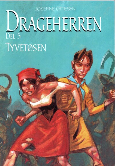 Drageherren Bind 5 Tyvetøsen – omslag til lydbogen af Josefine Ottesen