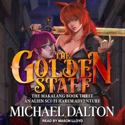 The Golden Staff – omslag til lydbogen af Michael Dalton