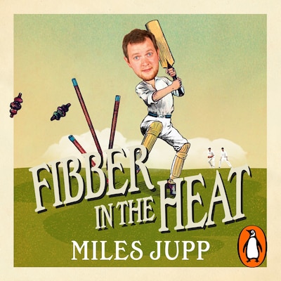 Fibber in the Heat – omslag til lydbogen af Miles Jupp