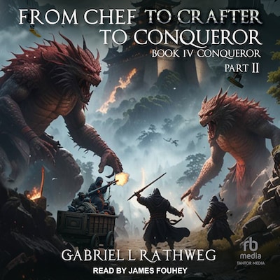 From Chef to Crafter to Conqueror – omslag til lydbogen af Gabriel Rathweg