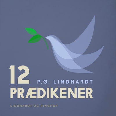 12 prædikener – omslag til lydbogen af P.G. Lindhardt