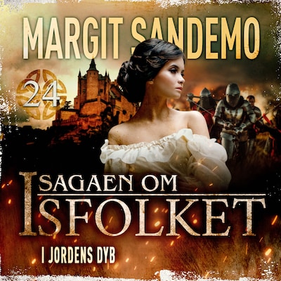 Isfolket 24 - I jordens dyb – omslag til lydbogen af Margit Sandemo