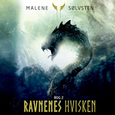 Ravnenes hvisken 2 – omslag til lydbogen af Malene Sølvsten
