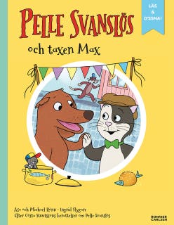 Pelle Svanslös och taxen Max (e-bok + ljud) – omslag till ljudboken av Gösta Knutsson,Michael Rönn,Åsa Rönn