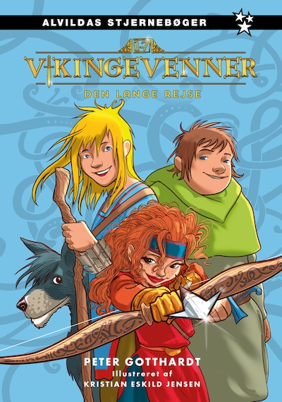 Vikingevenner: Den lange rejse (samlebind) – omslag til lydbogen af Peter Gotthardt