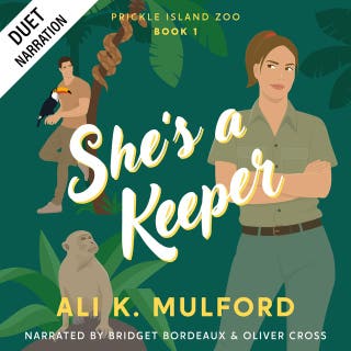 She's A Keeper – omslag till ljudboken av Ali K. Mulford