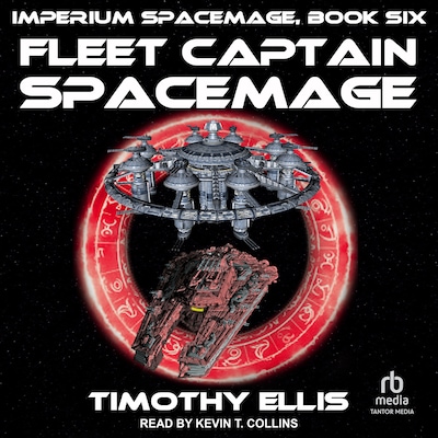 Fleet Captain Spacemage – omslag til lydbogen af Timothy Ellis