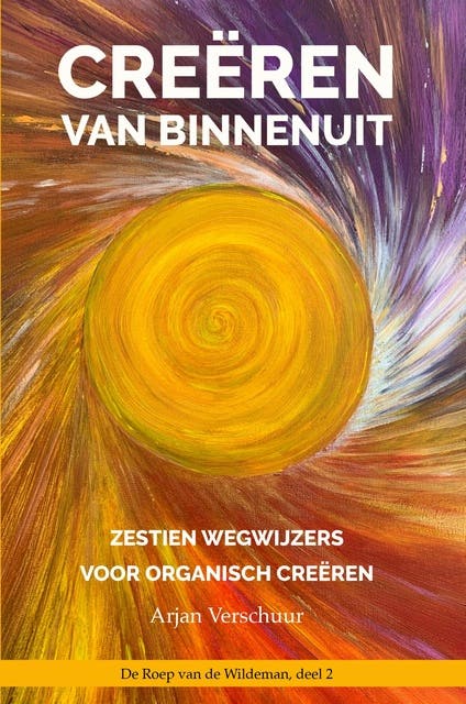 Creëren van binnenuit: Zestien wegwijzers voor organisch creëren – omslag van het luisterboek van Arjan Verschuur