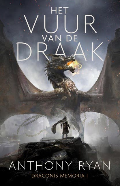Het Vuur van de Draak – omslag van het luisterboek van Anthony Ryan