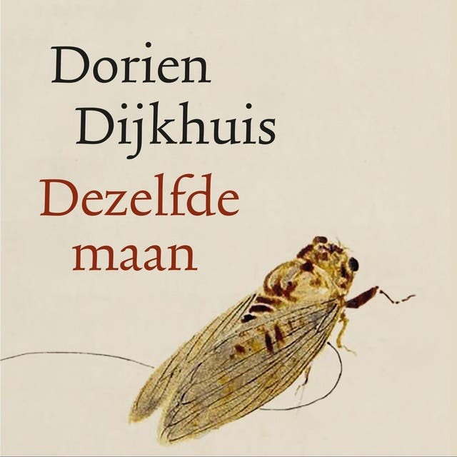 Dezelfde maan – omslag van het luisterboek van Dorien Dijkhuis