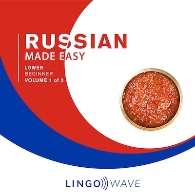 Russian Made Easy - Lower beginner - Volume 1 of 3 – omslag til lydbogen af Lingo Wave