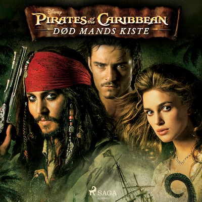 Pirates of the Caribbean - Død mands kiste – omslag til lydbogen af Disney