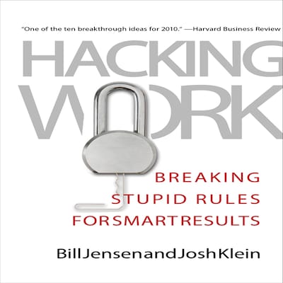 Hacking Work – omslag til lydbogen af Bill Jensen, Josh Klein