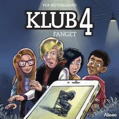 Klub 4 - Fanget – omslag til lydbogen af Per Østergaard