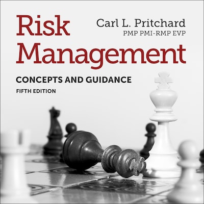 Risk Management – omslag til lydbogen af Carl L. Pritchard PMP PMI-RMP EVP