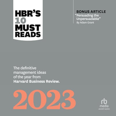 HBR's 10 Must Reads 2023 – omslag til lydbogen af HARVARD BUSINESS REVIEW