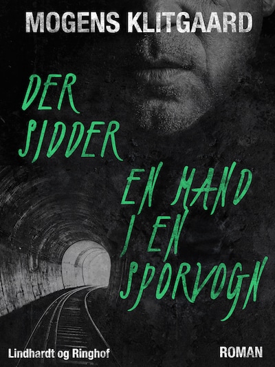 Der sidder en mand i en sporvogn – omslag til lydbogen af Mogens Klitgaard