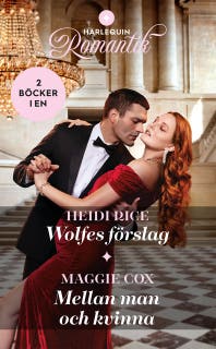 Wolfes förslag / Mellan man och kvinna – omslag till ljudboken av Heidi Rice,Maggie Cox