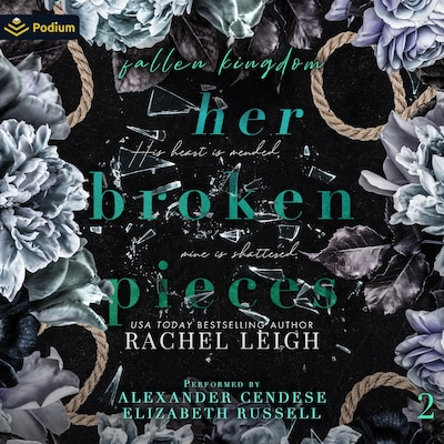 Her Broken Pieces – omslag til lydbogen af Rachel Leigh