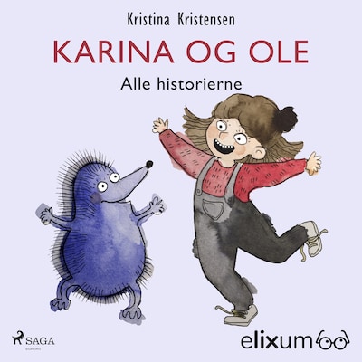 Karina og Ole – omslag til lydbogen af Kristina Kristensen