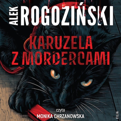 Karuzela z mordercami – okładka audiobooka, autor Alek Rogoziński