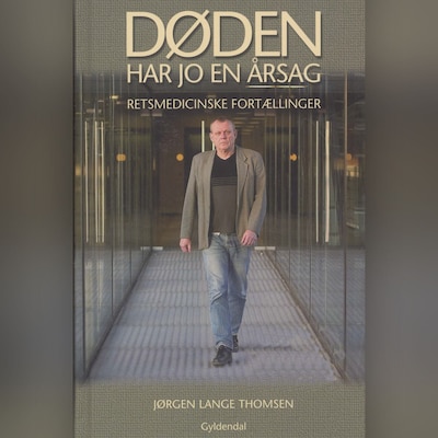 Døden har jo en årsag – omslag til lydbogen af Jørgen Lange Thomsen