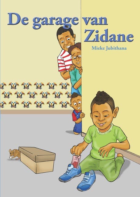De garage van Zidane – omslag van het luisterboek van Mieke Jubithana