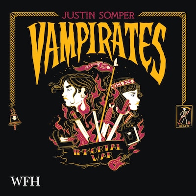 Vampirates: Immortal War – omslag til lydbogen af Justin Somper