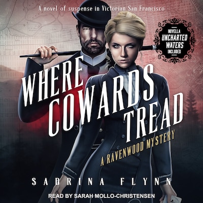 Where Cowards Tread – omslag til lydbogen af Sabrina Flynn