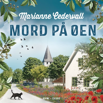 Mord på øen – omslag til lydbogen af Marianne Cedervall