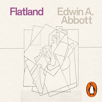 Flatland – omslag til lydbogen af Edwin Abbott