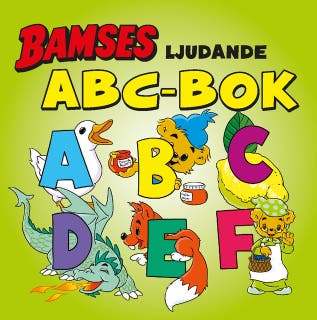 Bamses ljudande ABC-bok – omslag till ljudboken
