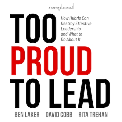 Too Proud to Lead – omslag til lydbogen af Ben Laker, David Cobb, Rita Trehan