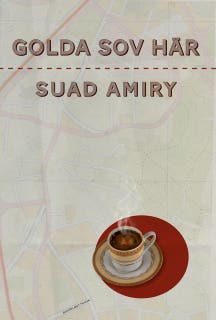 Golda sov här – omslag till ljudboken av Suad Amiry
