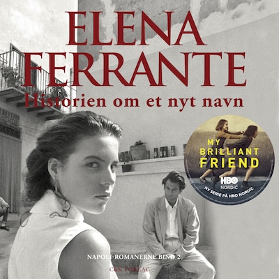 Historien om et nyt navn – omslag til lydbogen af Elena Ferrante