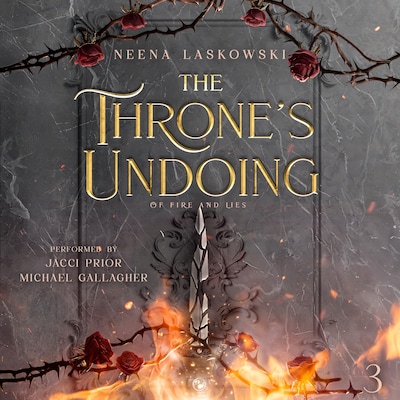 The Throne's Undoing – omslag til lydbogen af Neena Laskowski