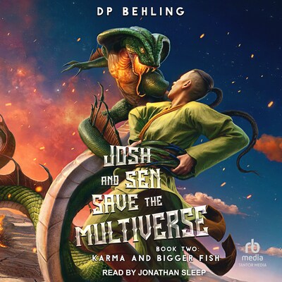 Karma and Bigger Fish – omslag til lydbogen af DP Behling