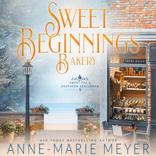 Sweet Beginnings Bakery – omslag till ljudboken av Anne-Marie Meyer
