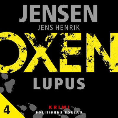 OXEN – Lupus – omslag til lydbogen af Jens Henrik Jensen