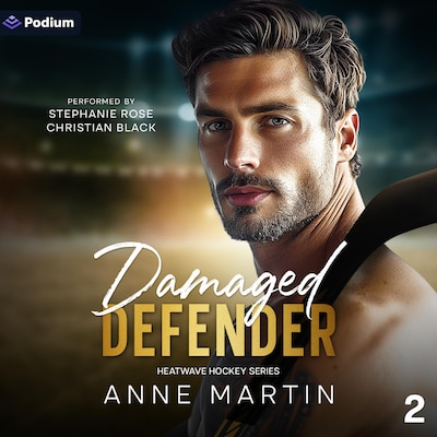 Damaged Defender – omslag til lydbogen af Anne Martin
