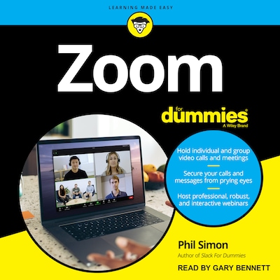 Zoom For Dummies – omslag til lydbogen af Phil Simon