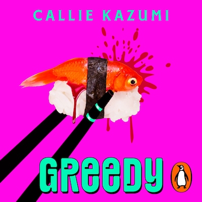 Greedy – omslag til lydbogen af Callie Kazumi