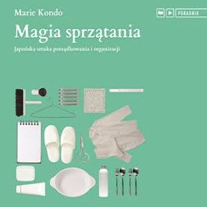 Magia sprzątania – okładka audiobooka, autor Marie Kondo