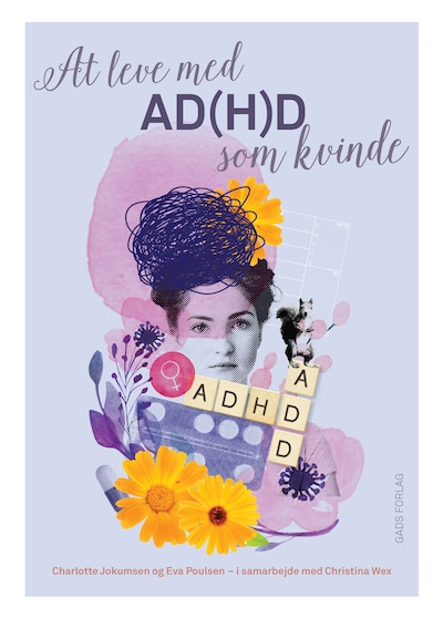 At leve med AD(H)D som kvinde – omslag til lydbogen af Christina Wex, Charlotte Jokumsen, Eva Poulsen