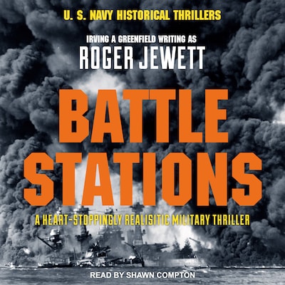 Battle Stations – omslag til lydbogen af Roger Jewett